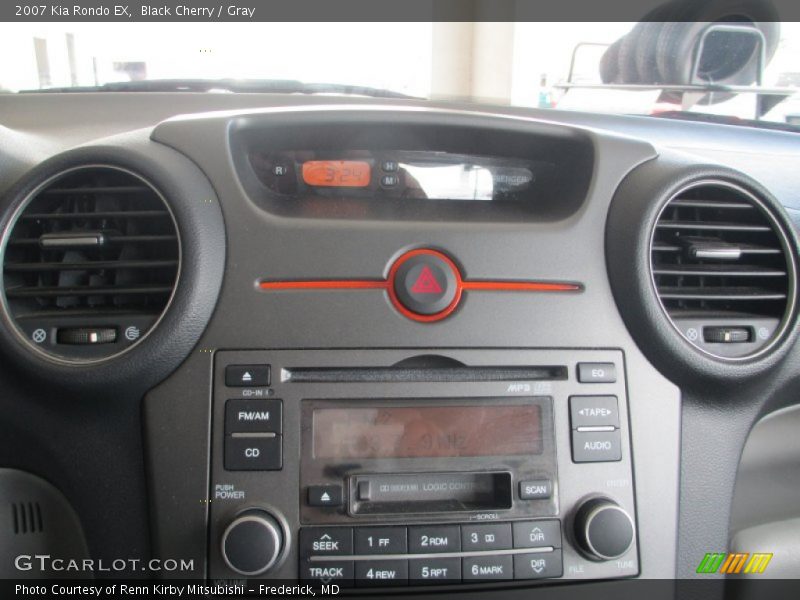 Black Cherry / Gray 2007 Kia Rondo EX