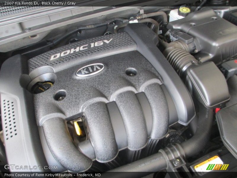 Black Cherry / Gray 2007 Kia Rondo EX