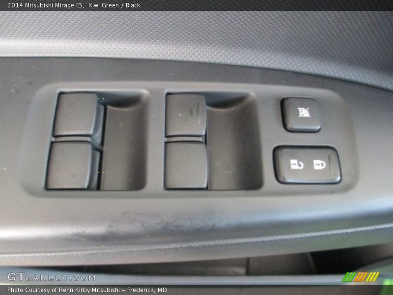 Kiwi Green / Black 2014 Mitsubishi Mirage ES