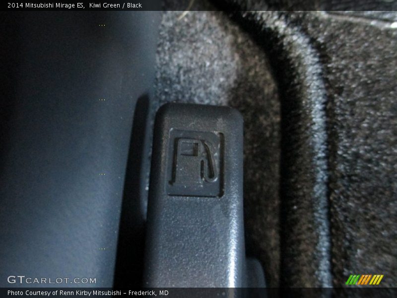 Kiwi Green / Black 2014 Mitsubishi Mirage ES