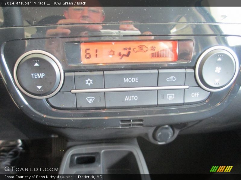 Kiwi Green / Black 2014 Mitsubishi Mirage ES