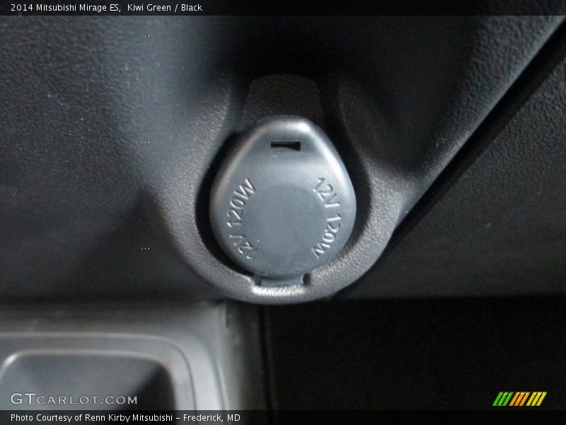 Kiwi Green / Black 2014 Mitsubishi Mirage ES