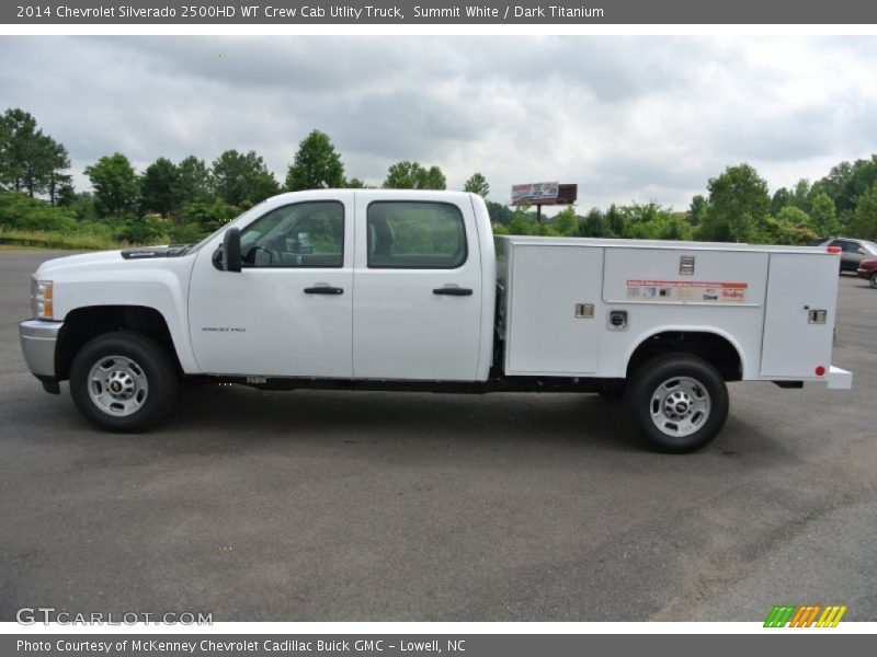  2014 Silverado 2500HD WT Crew Cab Utlity Truck Summit White