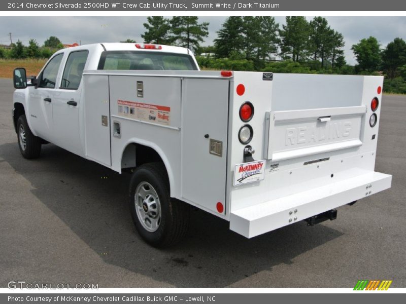 Summit White / Dark Titanium 2014 Chevrolet Silverado 2500HD WT Crew Cab Utlity Truck