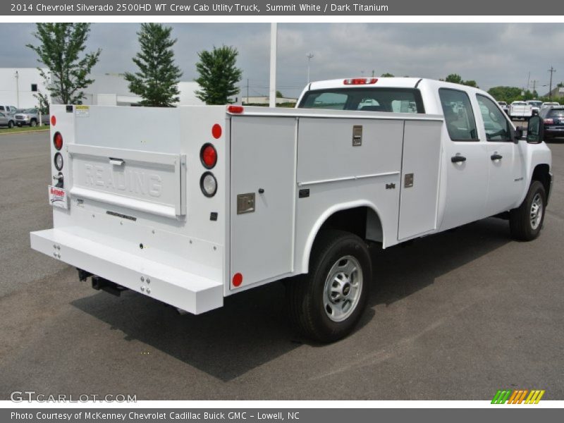 Summit White / Dark Titanium 2014 Chevrolet Silverado 2500HD WT Crew Cab Utlity Truck