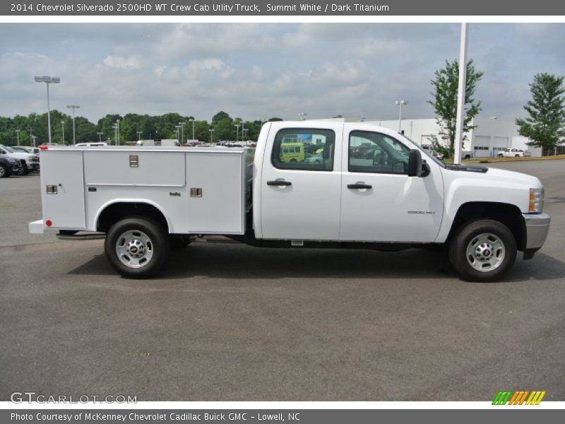 Summit White / Dark Titanium 2014 Chevrolet Silverado 2500HD WT Crew Cab Utlity Truck