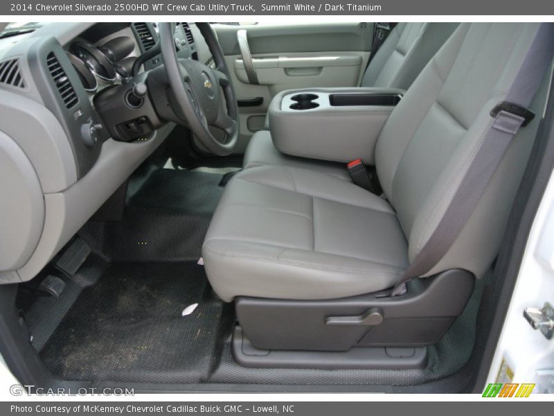 Summit White / Dark Titanium 2014 Chevrolet Silverado 2500HD WT Crew Cab Utlity Truck