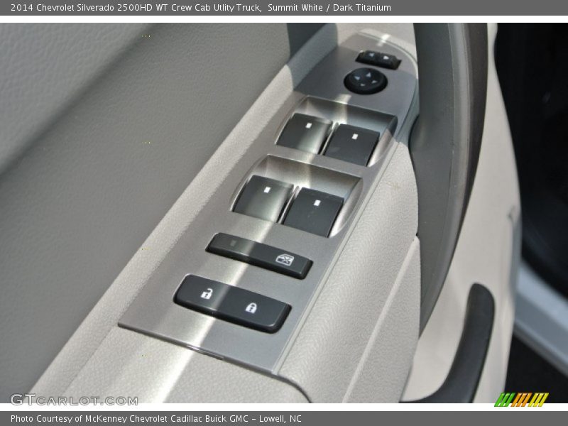 Summit White / Dark Titanium 2014 Chevrolet Silverado 2500HD WT Crew Cab Utlity Truck