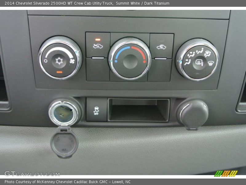 Summit White / Dark Titanium 2014 Chevrolet Silverado 2500HD WT Crew Cab Utlity Truck
