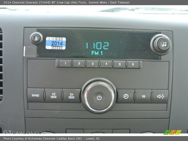 Summit White / Dark Titanium 2014 Chevrolet Silverado 2500HD WT Crew Cab Utlity Truck
