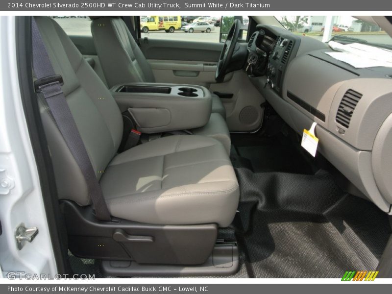 Summit White / Dark Titanium 2014 Chevrolet Silverado 2500HD WT Crew Cab Utlity Truck
