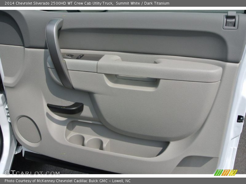 Summit White / Dark Titanium 2014 Chevrolet Silverado 2500HD WT Crew Cab Utlity Truck