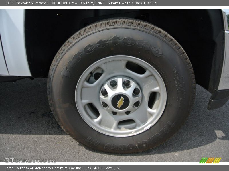 Summit White / Dark Titanium 2014 Chevrolet Silverado 2500HD WT Crew Cab Utlity Truck