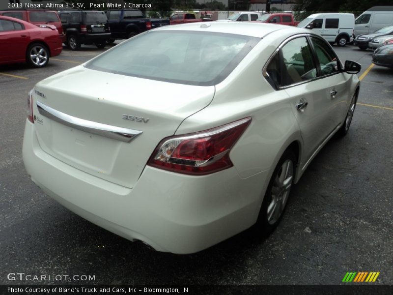 Pearl White / Charcoal 2013 Nissan Altima 3.5 SV