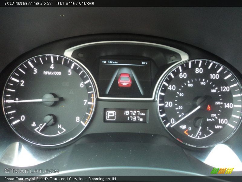 Pearl White / Charcoal 2013 Nissan Altima 3.5 SV