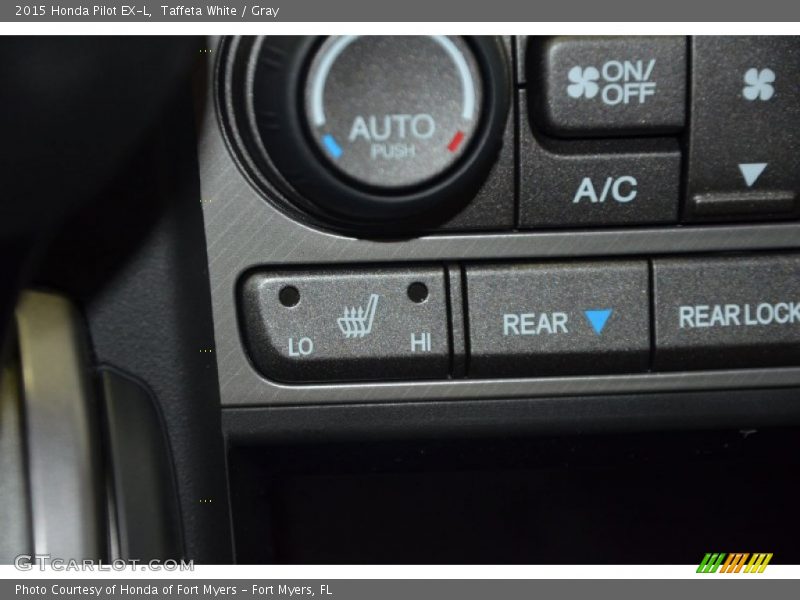Taffeta White / Gray 2015 Honda Pilot EX-L