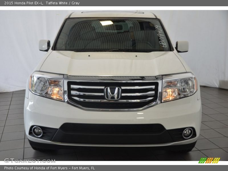 Taffeta White / Gray 2015 Honda Pilot EX-L