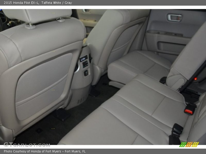 Taffeta White / Gray 2015 Honda Pilot EX-L