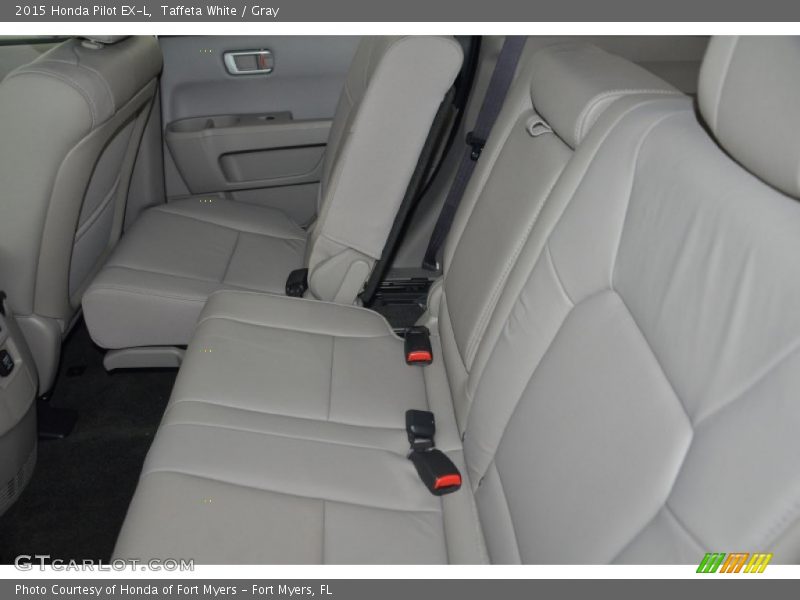 Taffeta White / Gray 2015 Honda Pilot EX-L