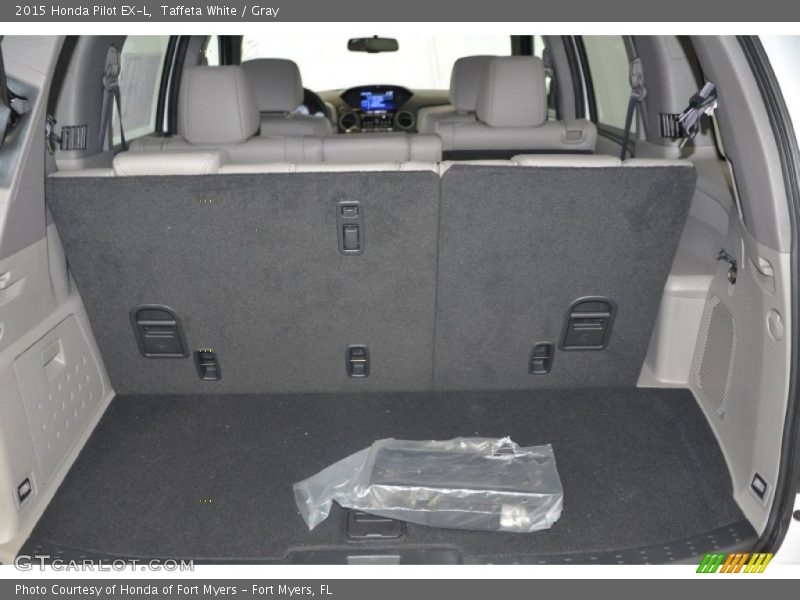 Taffeta White / Gray 2015 Honda Pilot EX-L