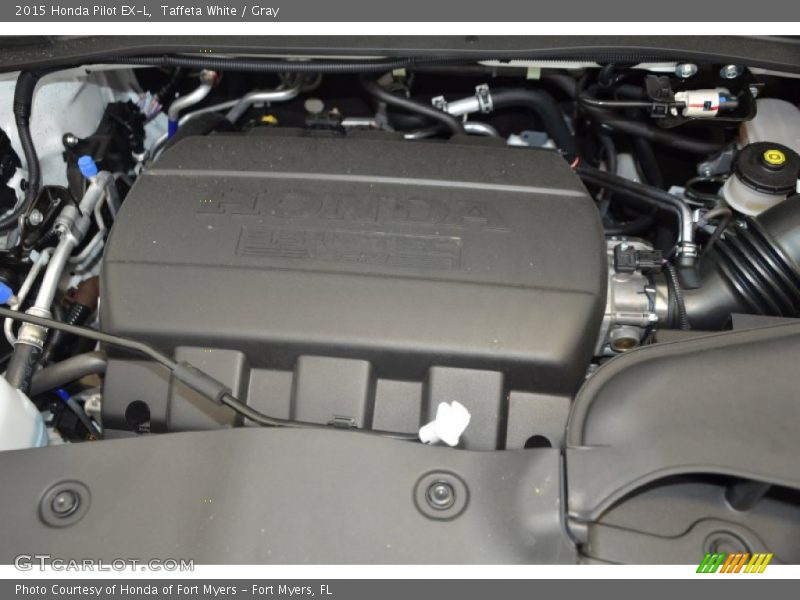 Taffeta White / Gray 2015 Honda Pilot EX-L