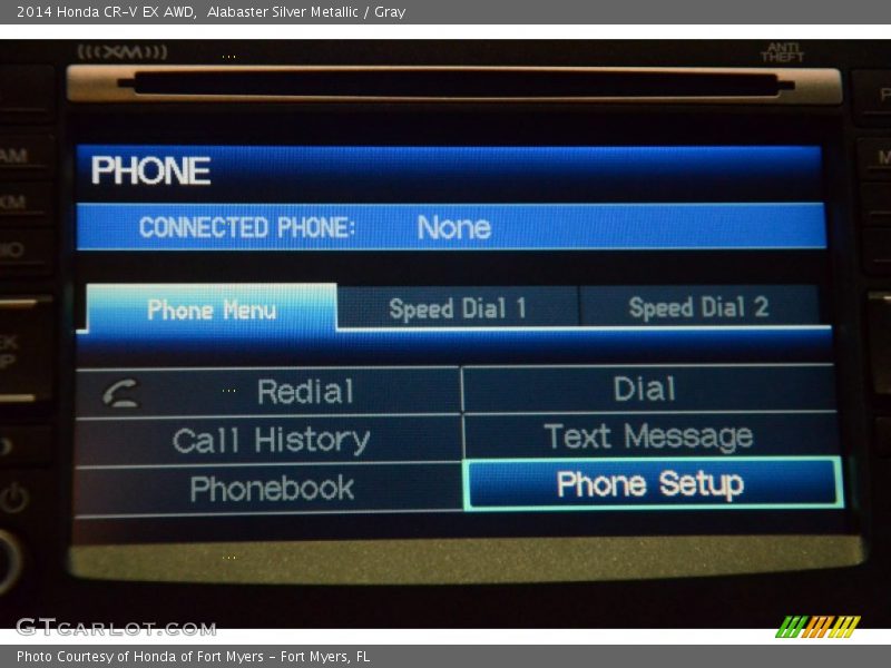 Alabaster Silver Metallic / Gray 2014 Honda CR-V EX AWD
