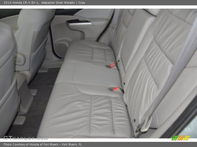 Alabaster Silver Metallic / Gray 2014 Honda CR-V EX-L