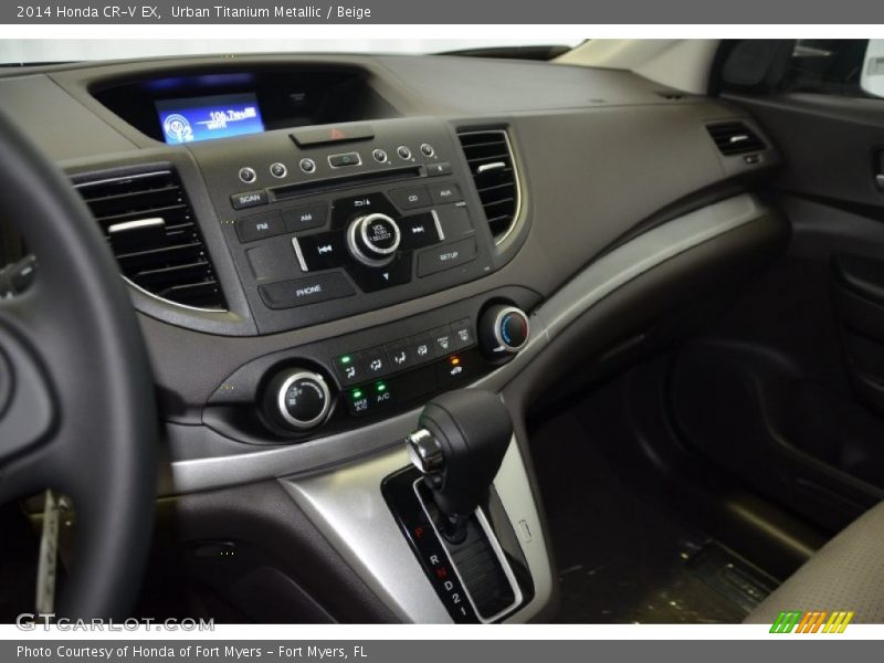 Urban Titanium Metallic / Beige 2014 Honda CR-V EX
