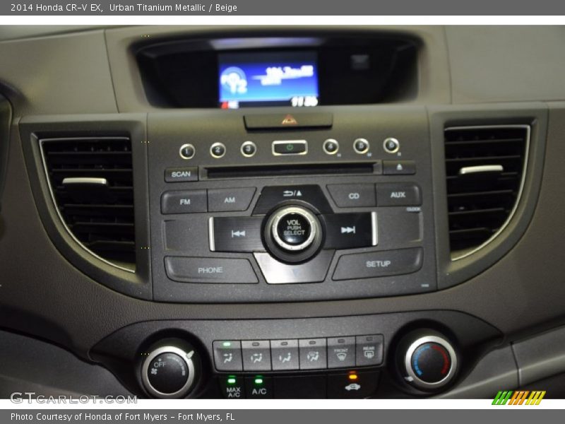 Urban Titanium Metallic / Beige 2014 Honda CR-V EX