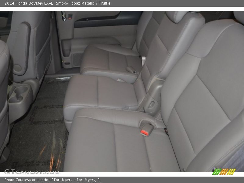 Smoky Topaz Metallic / Truffle 2014 Honda Odyssey EX-L