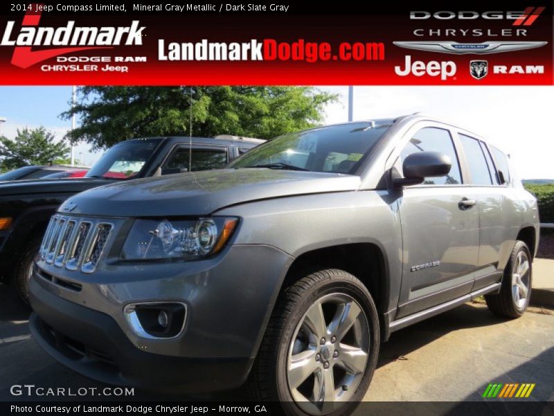 Mineral Gray Metallic / Dark Slate Gray 2014 Jeep Compass Limited