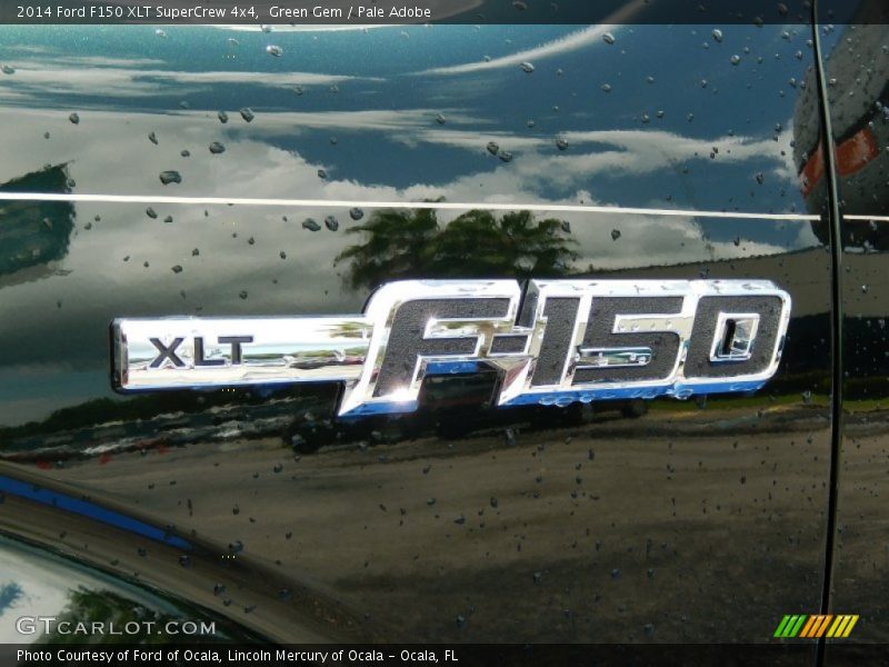 Green Gem / Pale Adobe 2014 Ford F150 XLT SuperCrew 4x4
