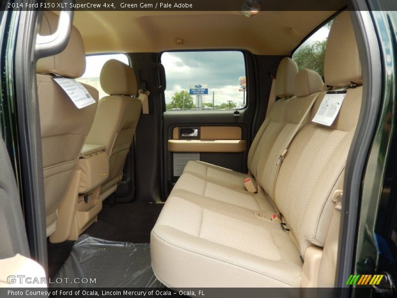 Green Gem / Pale Adobe 2014 Ford F150 XLT SuperCrew 4x4