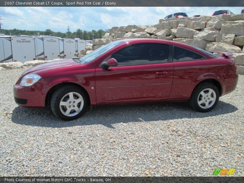 Sport Red Tint Coat / Ebony 2007 Chevrolet Cobalt LT Coupe