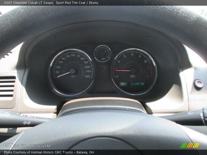 Sport Red Tint Coat / Ebony 2007 Chevrolet Cobalt LT Coupe