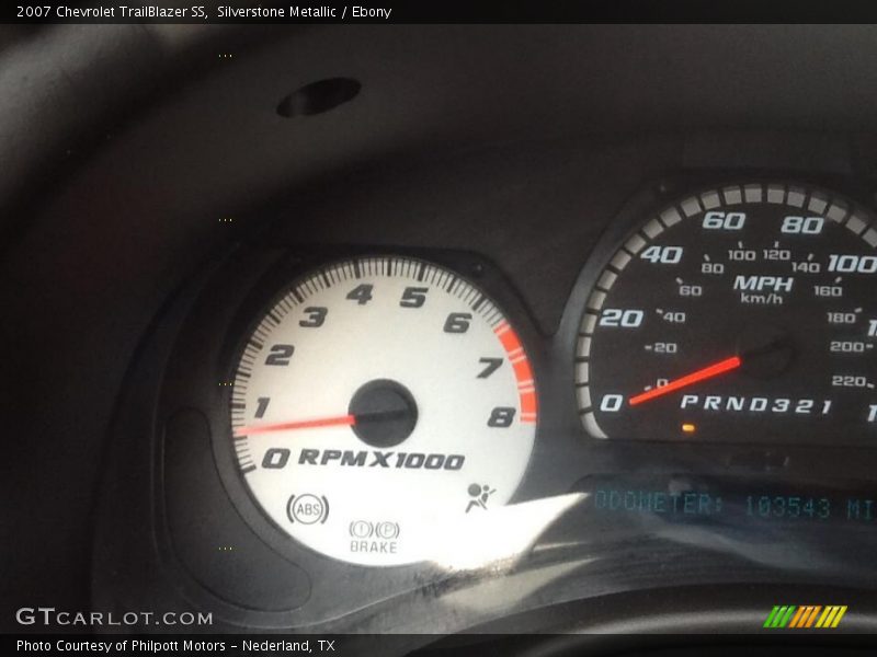 Silverstone Metallic / Ebony 2007 Chevrolet TrailBlazer SS