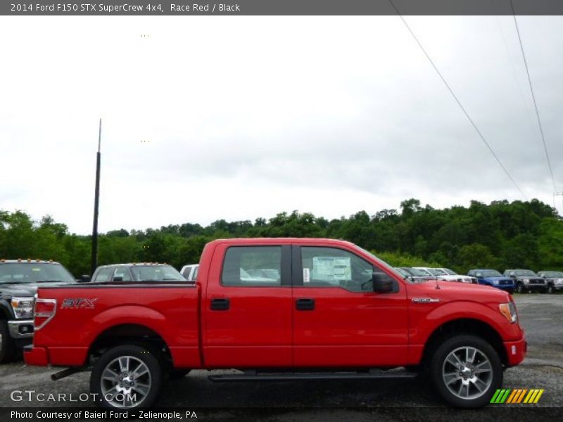 Race Red / Black 2014 Ford F150 STX SuperCrew 4x4
