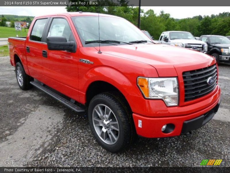Race Red / Black 2014 Ford F150 STX SuperCrew 4x4