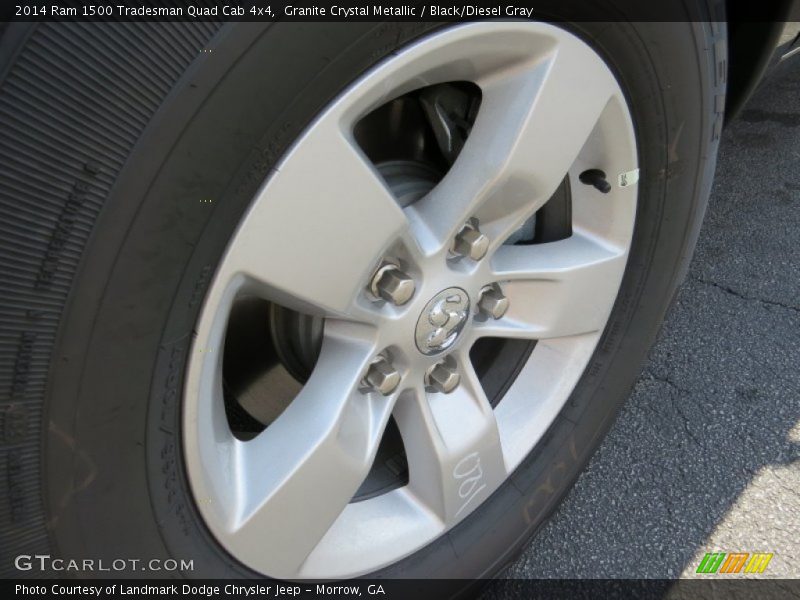 Granite Crystal Metallic / Black/Diesel Gray 2014 Ram 1500 Tradesman Quad Cab 4x4