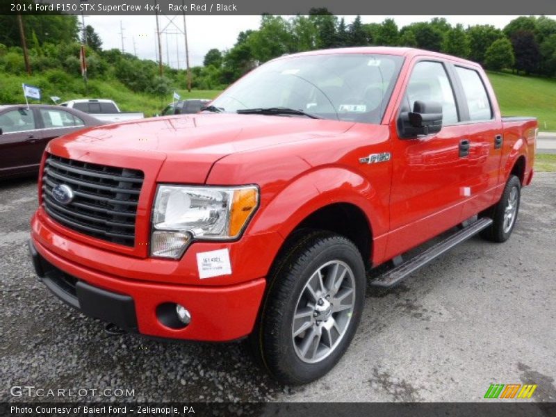 Race Red / Black 2014 Ford F150 STX SuperCrew 4x4