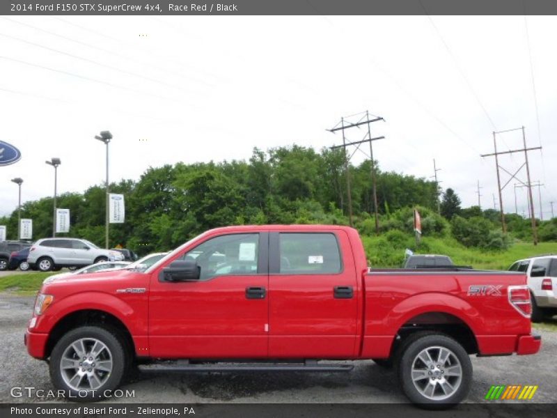 Race Red / Black 2014 Ford F150 STX SuperCrew 4x4