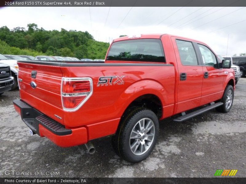 Race Red / Black 2014 Ford F150 STX SuperCrew 4x4