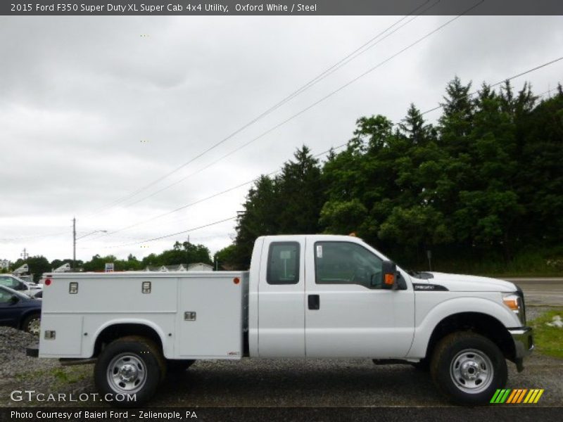 Oxford White / Steel 2015 Ford F350 Super Duty XL Super Cab 4x4 Utility