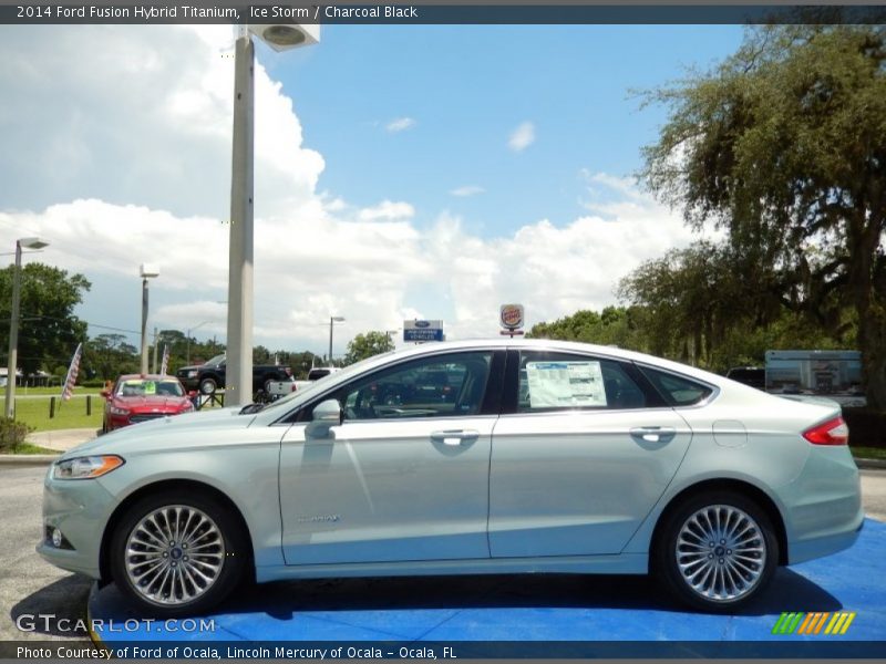  2014 Fusion Hybrid Titanium Ice Storm