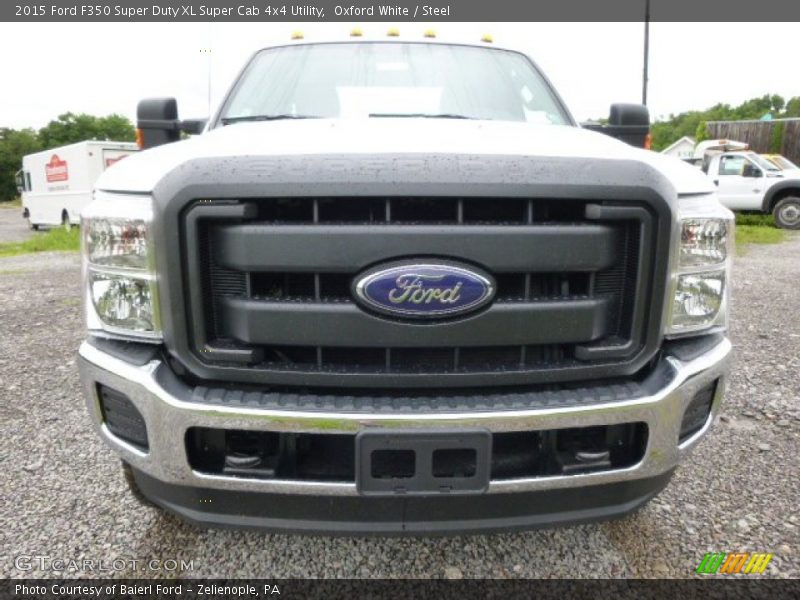 Oxford White / Steel 2015 Ford F350 Super Duty XL Super Cab 4x4 Utility