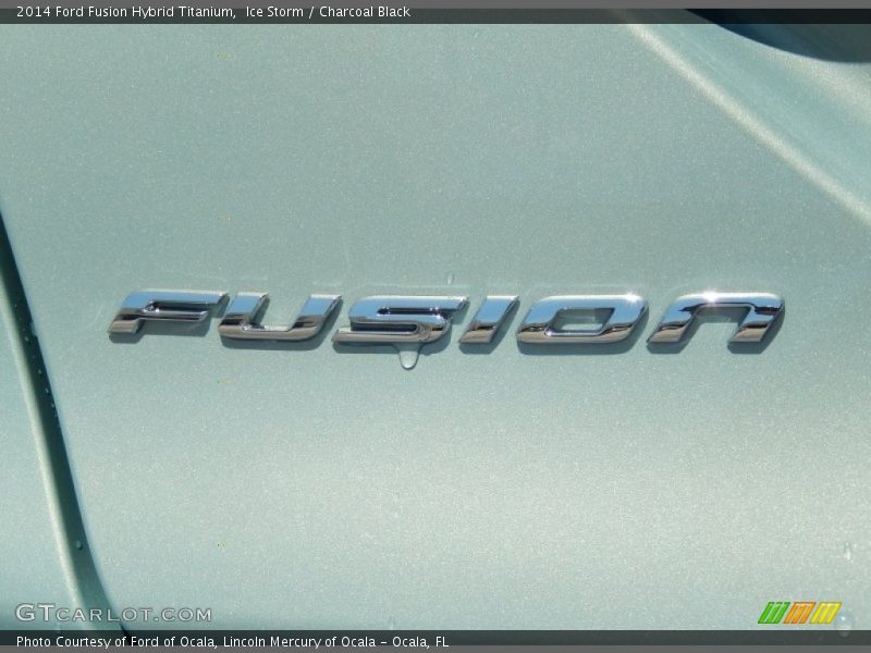  2014 Fusion Hybrid Titanium Logo