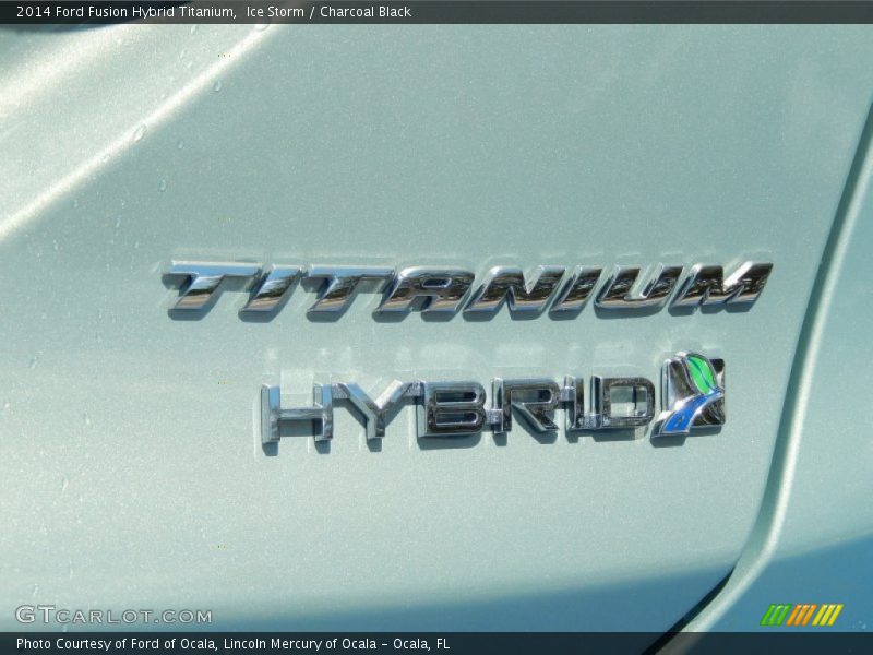  2014 Fusion Hybrid Titanium Logo