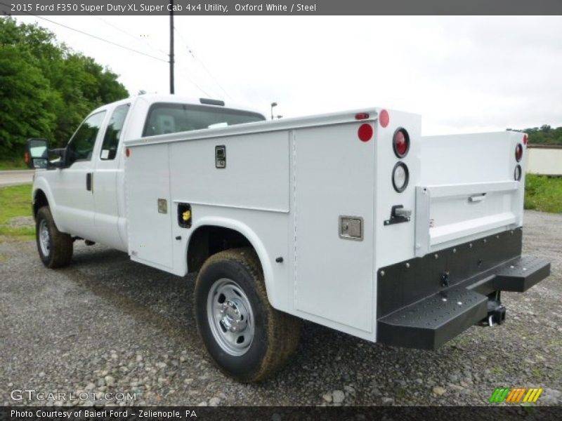 Oxford White / Steel 2015 Ford F350 Super Duty XL Super Cab 4x4 Utility
