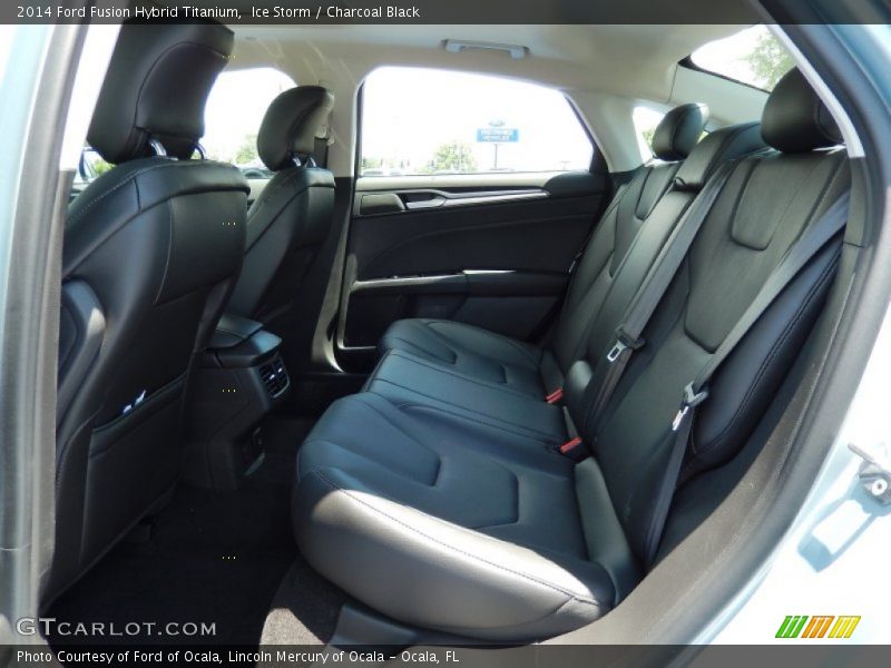Rear Seat of 2014 Fusion Hybrid Titanium