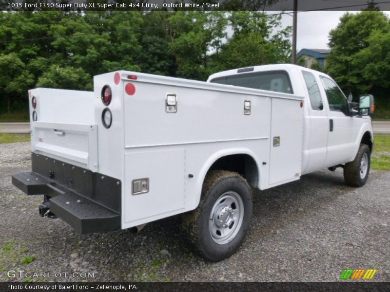 Oxford White / Steel 2015 Ford F350 Super Duty XL Super Cab 4x4 Utility